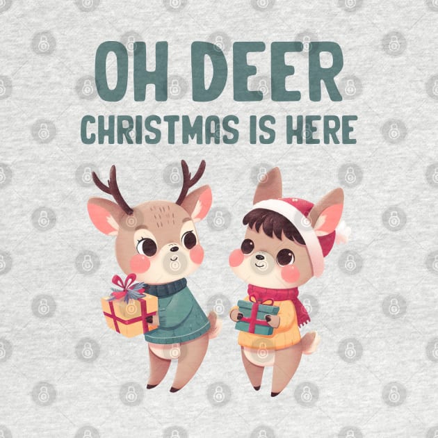 Oh Deer Christmas is Here by Takeda_Art
